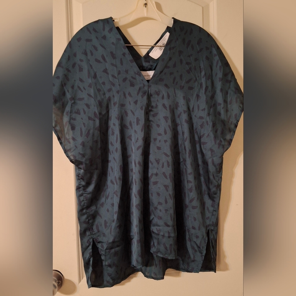 Adrienne doble v emerald‎ speckle sz small